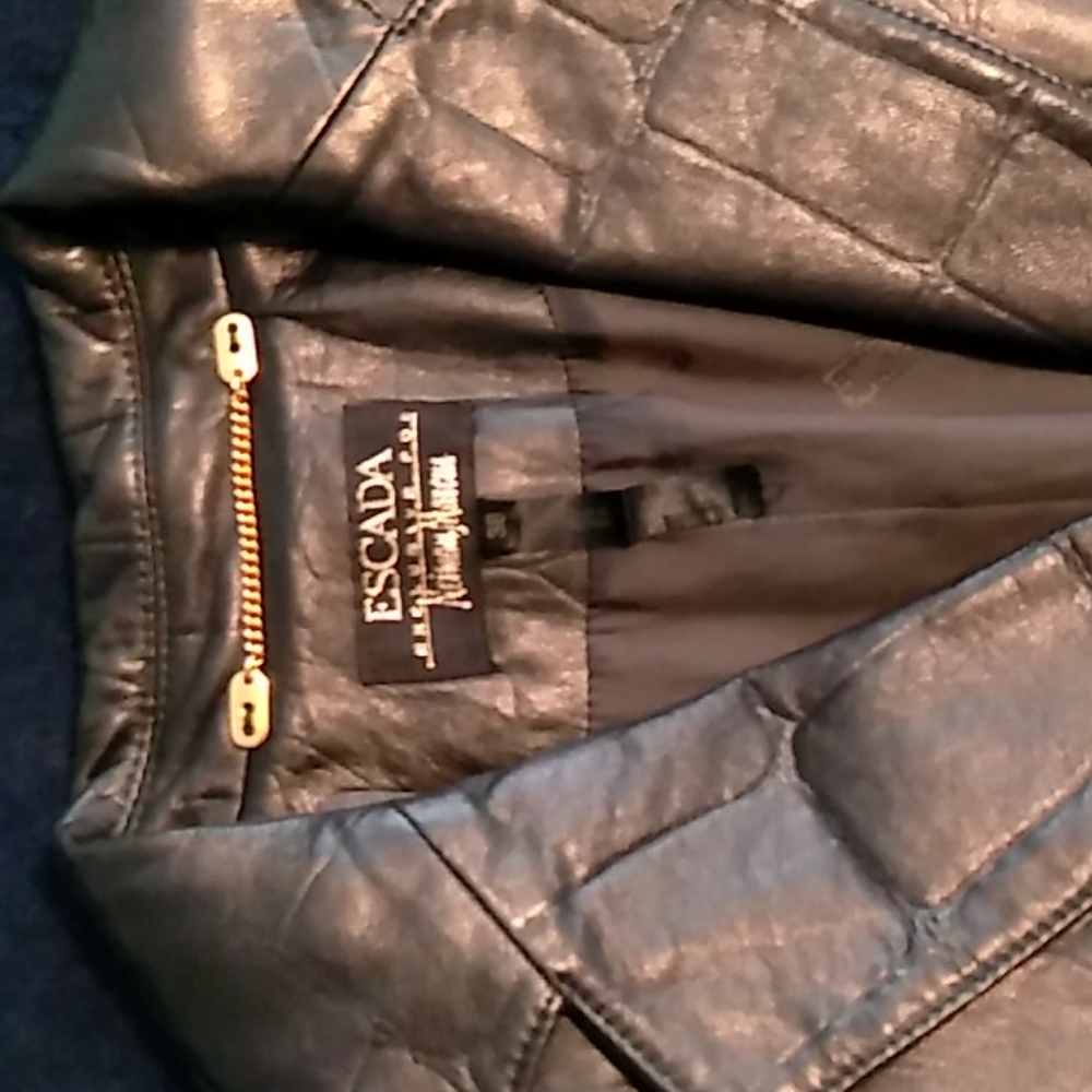 Leather Escada Exclusive for Neiman Marcus